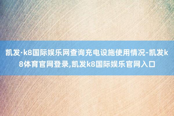 凯发·k8国际娱乐网查询充电设施使用情况-凯发k8体育官网登录,凯发k8国际娱乐官网入口