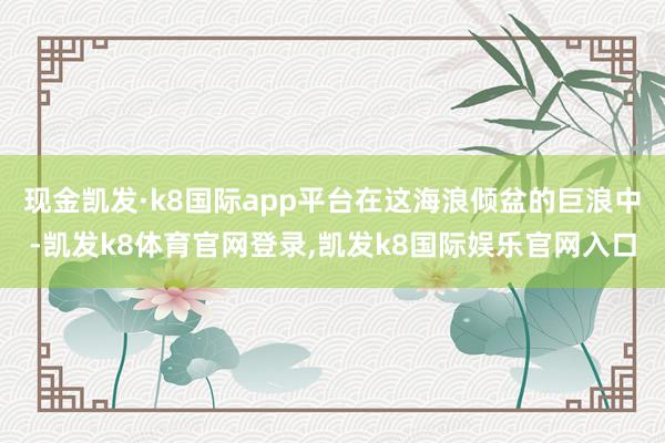 现金凯发·k8国际app平台在这海浪倾盆的巨浪中-凯发k8体育官网登录,凯发k8国际娱乐官网入口