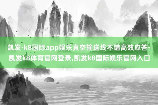 凯发·k8国际app娱乐真空输送线不错高效应答-凯发k8体育官网登录,凯发k8国际娱乐官网入口