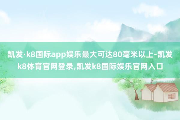 凯发·k8国际app娱乐最大可达80毫米以上-凯发k8体育官网登录,凯发k8国际娱乐官网入口